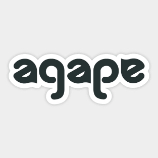 Agape Sticker